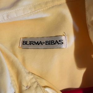 Yellow button up by Burma and Bibas